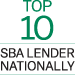 Top 10 SBA Lender Logo
